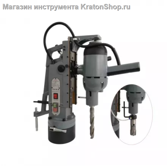 Станок сверлильный на магнитном основании REALREZ RMD23A 1000W