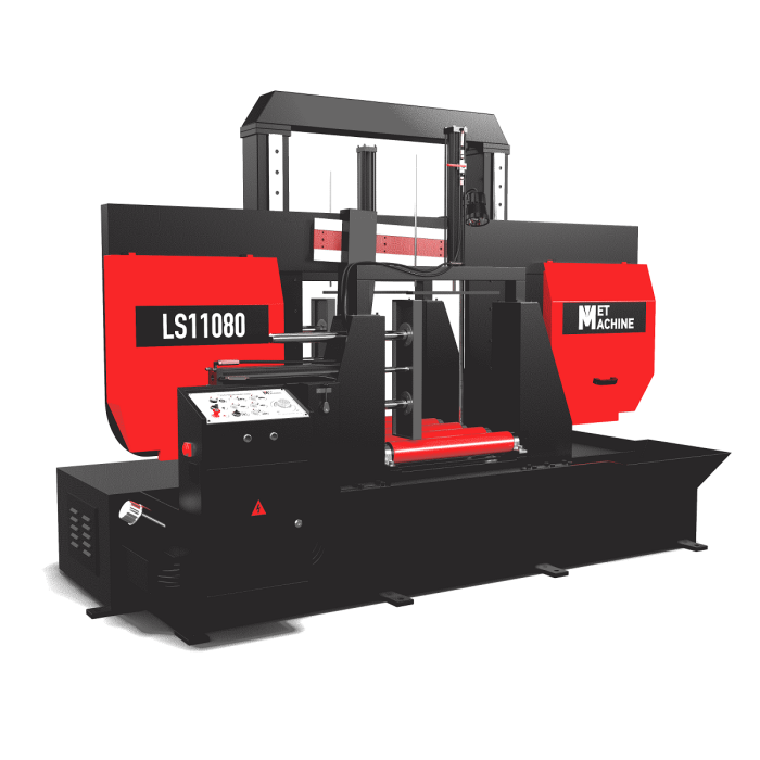 Двухколонный полуавтоматический ленточнопильный станок MetMachine LS11080