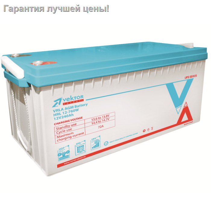 Аккумуляторная батарея Vektor Energy HRL 12-760W