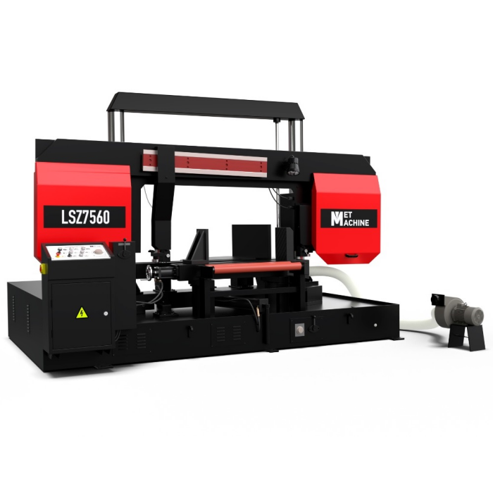 Двухколонный полуавтоматический ленточнопильный станок MetMachine LSZ7560