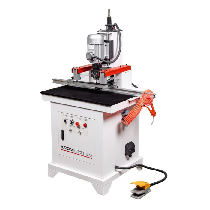 Присадочный станок с двумя шпинделями для горизонтального и вертикального сверления KROM SPS 1 PRO  220V