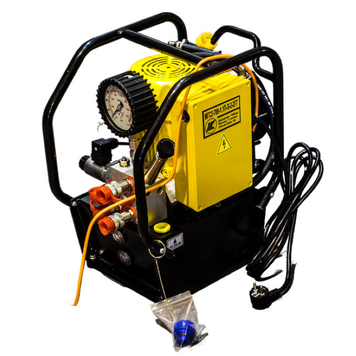 Двухпоточная маслостанция МГС2-700-1.1П-Э-2ГГ 220 В - фото