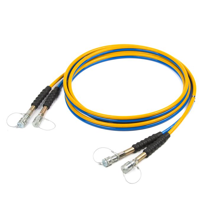 РВД9000ГГ для гайковертов (сдвоенный рукав, 700бар, 9м, ниппель NPT 1/4" - муфта NPT 1/4")