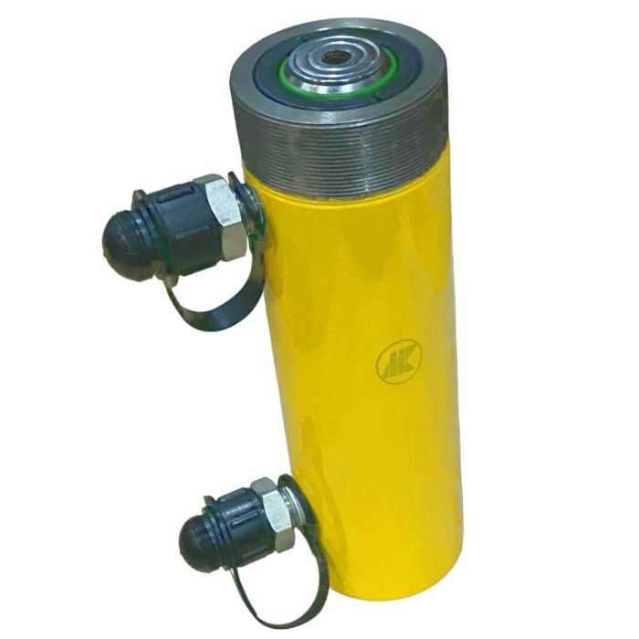 Домкрат грузовой с гидравлическим возвратом ДУ10-100Г и резьбой на гильзе