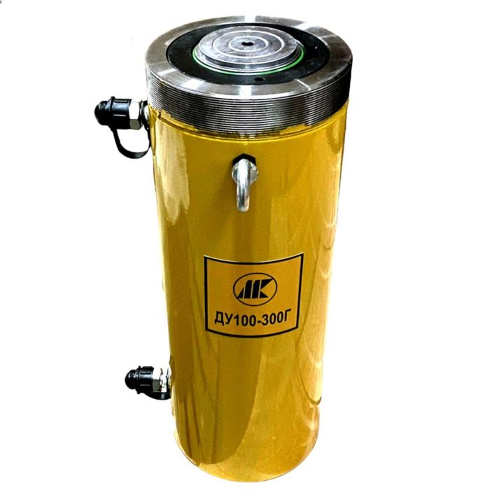 Домкрат грузовой с гидравлическим возвратом ДУ10-300Г и резьбой на гильзе
