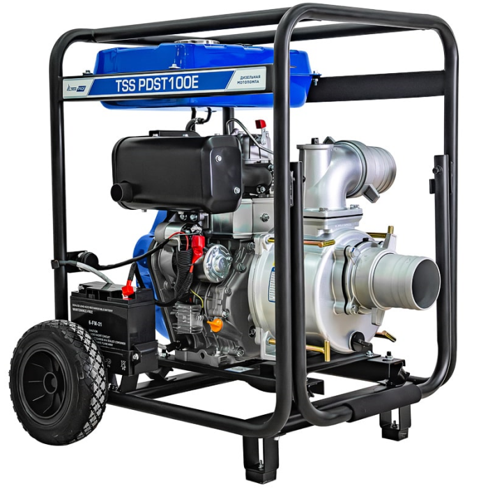 Мотопомпа дизельная TSS PDST100E - фото