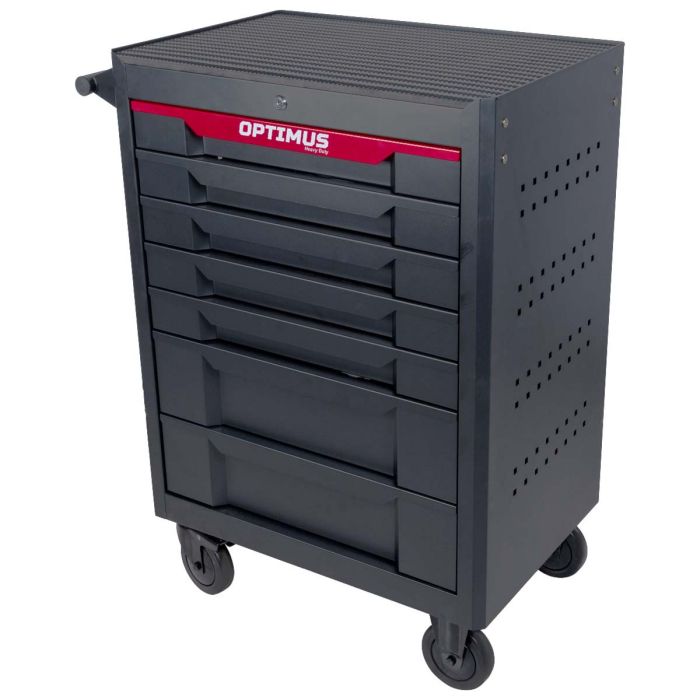 Тележка инструментальная OPTIMUS OPT-717E с набором инструмента
