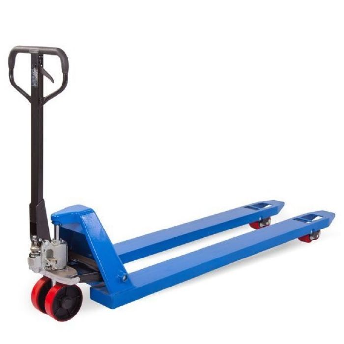 Тележка гидравлическая 2500 кг 1800 мм TOR RHP (полиуретановые колеса)
