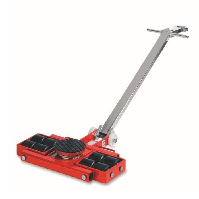 Роликовая платформа поворотная TOR X8 г/п 8 т (с ручкой)