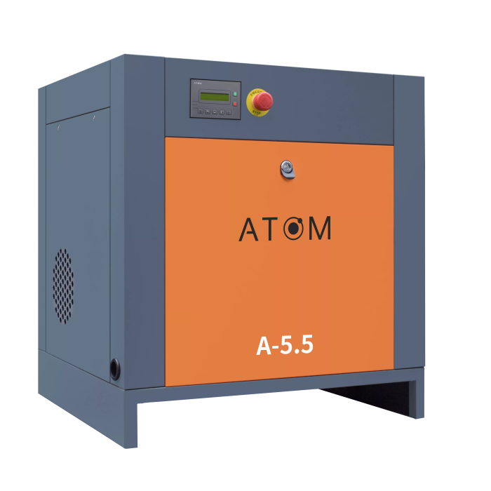 Компрессор винтовой АТОМ А-5.5 10 бар с частотным преобразователем