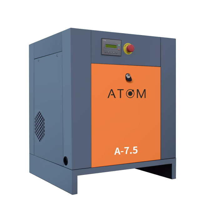 Компрессор винтовой АТОМ А-7.5 10 бар с частотным преобразователем