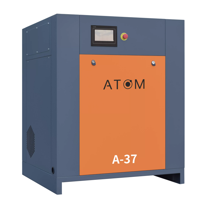 Компрессор винтовой АТОМ А-37 10 бар с частотным преобразователем