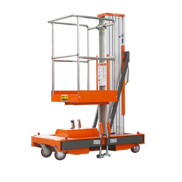 Подъемник мачтовый аккумуляторный 125 кг 9/11 м TOR GTWY9-100 DC