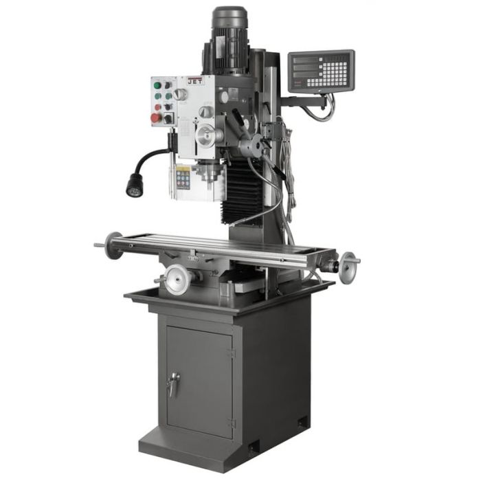Редукторный фрезерно-сверлильный станок JET JMD-45LPFD