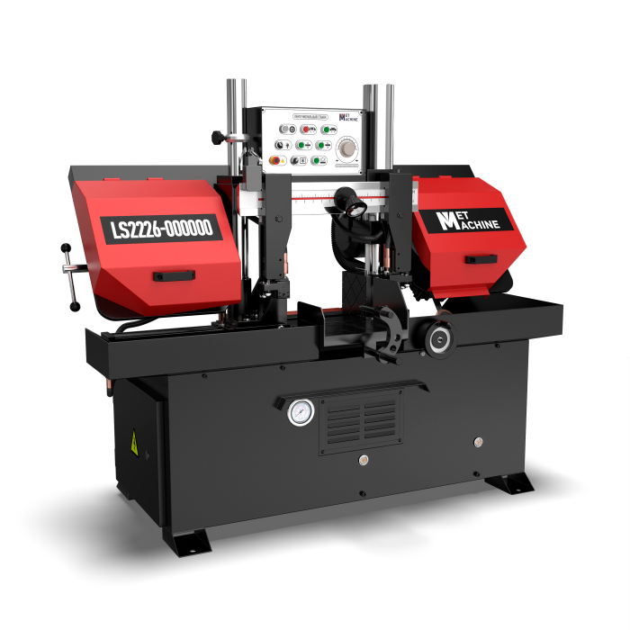 Двухколонный полуавтоматический ленточнопильный станок MetMachine LS2226-0000T0