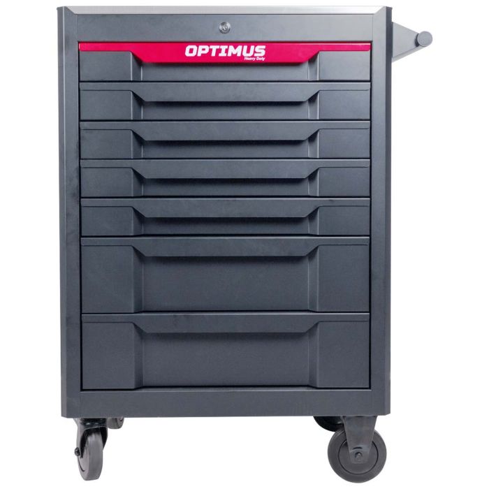 Тележка инструментальная OPTIMUS OPT-717MR с набором инструмента