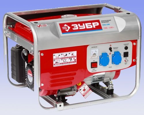 Генератор бензиновый Зубр ЗЭСБ-2500