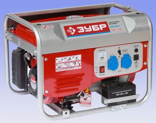 Генератор бензиновый Зубр ЗЭСБ-3500-Э
