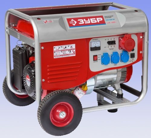 Генератор бензиновый Зубр ЗЭСБ-5500-ЭФН