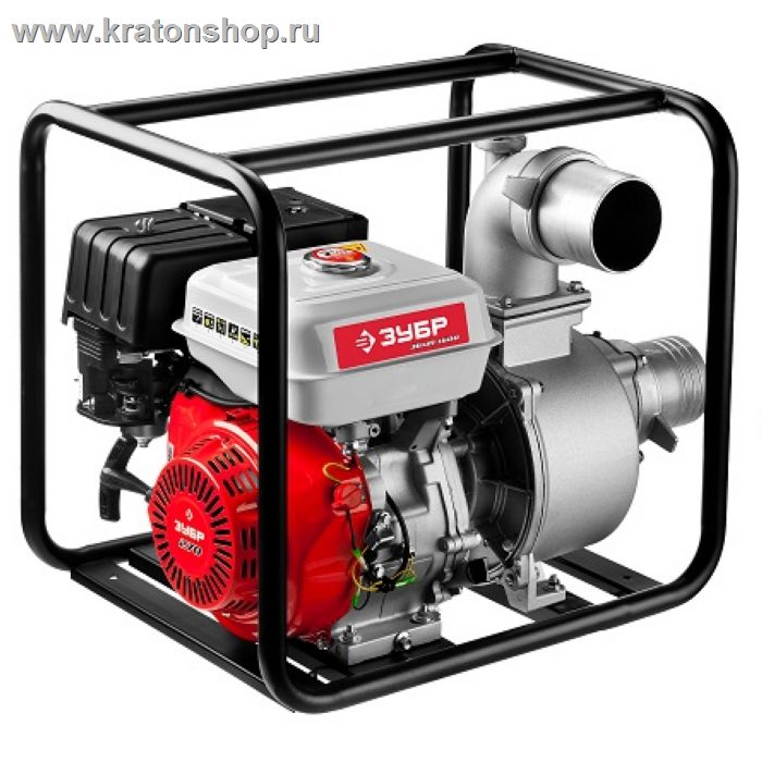Мотопомпа  бензиновая Зубр ЗБМП-1600