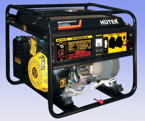 Электрогенератор бензиновый Huter DY6500LX-электростартер + пульт