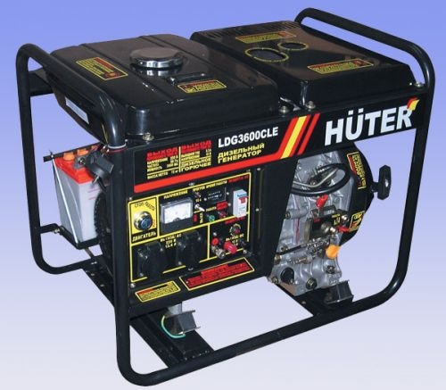 Электрогенератор дизельный Huter LDG3600CLE