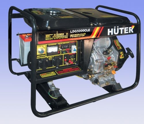 Электрогенератор дизельный Huter LDG5000CLE