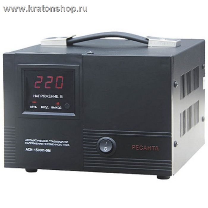 Стабилизатор электромеханический Ресанта АСН- 1 000 /1-ЭМ