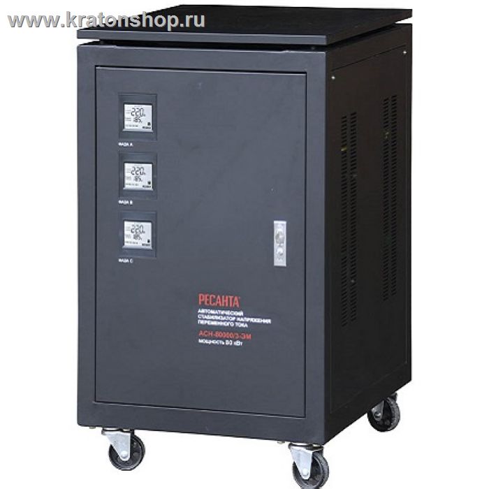 Стабилизатор электромеханический трехфазный Ресанта АСН- 80 000/3