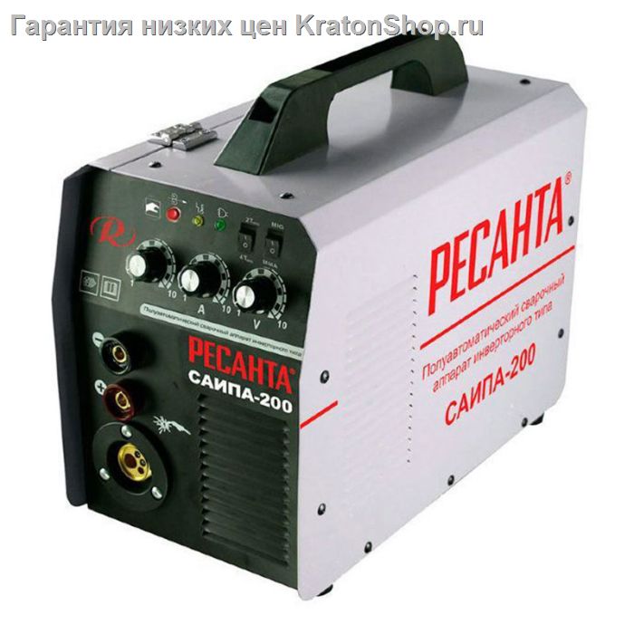 Сварочный аппарат инверторный полуавтоматический Ресанта САИПА- 200