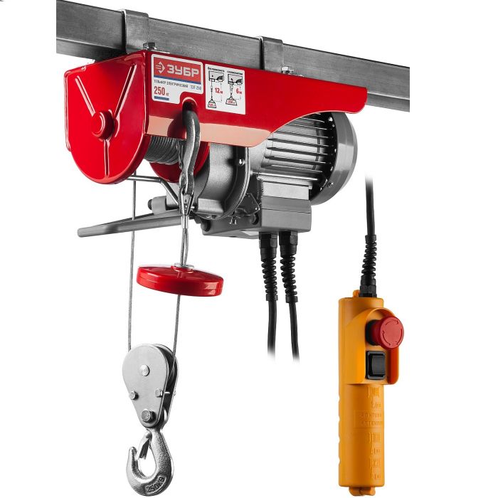 Тельфер электрический Зубр 1000/500 кг - фото