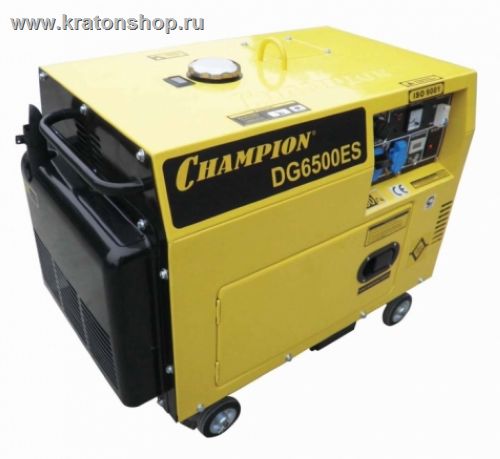 Электрогенератор дизельный Champion DG6500ES
