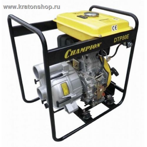 Мотопомпа дизельная Champion DTP80E - фото