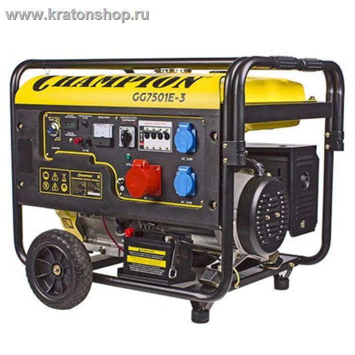 Генератор бензиновый Champion GG 7501 E-3
