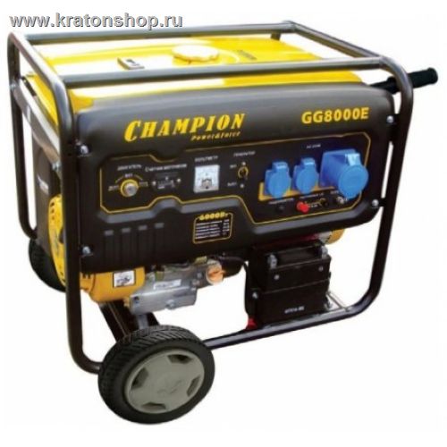 Генератор бензиновый Champion GG 8000 Е-3