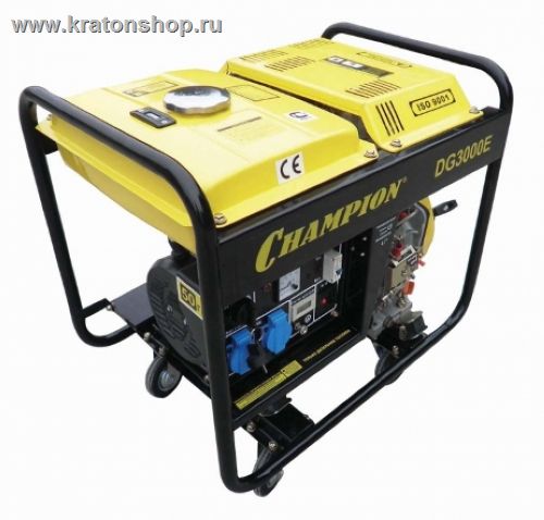 Электрогенератор дизельный Champion DG3000E