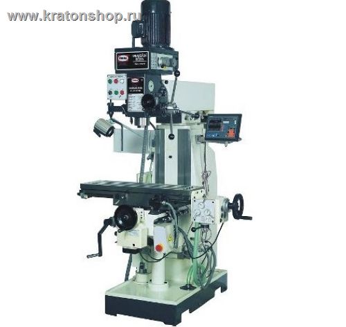 Фрезерный станок по металлу PROMA FHV-50VD с цифровым измерением