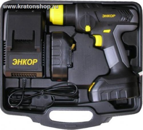 Перфоратор акк. Энкор ПА-14,4ЭР/10Л LiIon кейс