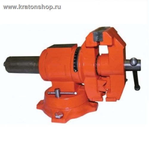 Тиски слес цилиндр повор Энкор 100мм наковальней