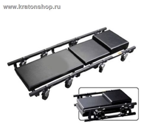 Лежак ремонтный подкатной на восьми колесах Wieder Kraft WDK-86044