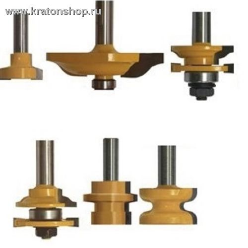 Набор фрез Энкор д/изг филенчатых изд 6шт