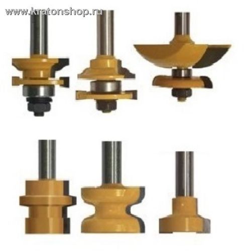 Набор фрез Энкор д/изгот филенчатых изд 6шт