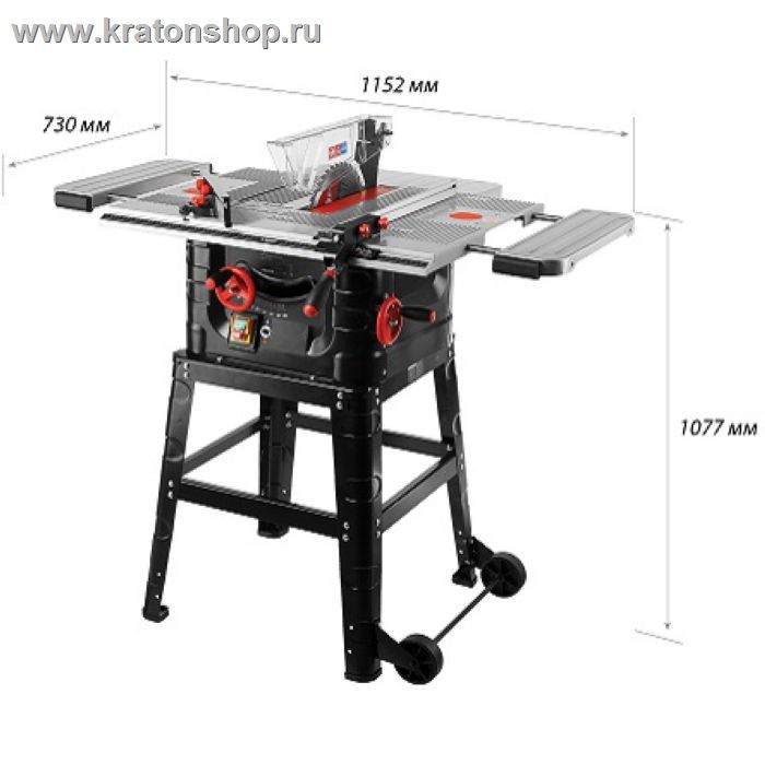 Круглопильный станок Зубр ЗПДС-255-1600C