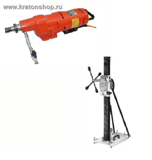 Установка алмазного бурения WEKA DK 32 + стойка (штатив) для алмазного бурения Longdia XXL