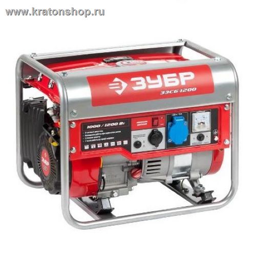 Генератор бензиновый Зубр ЗЭСБ-1200