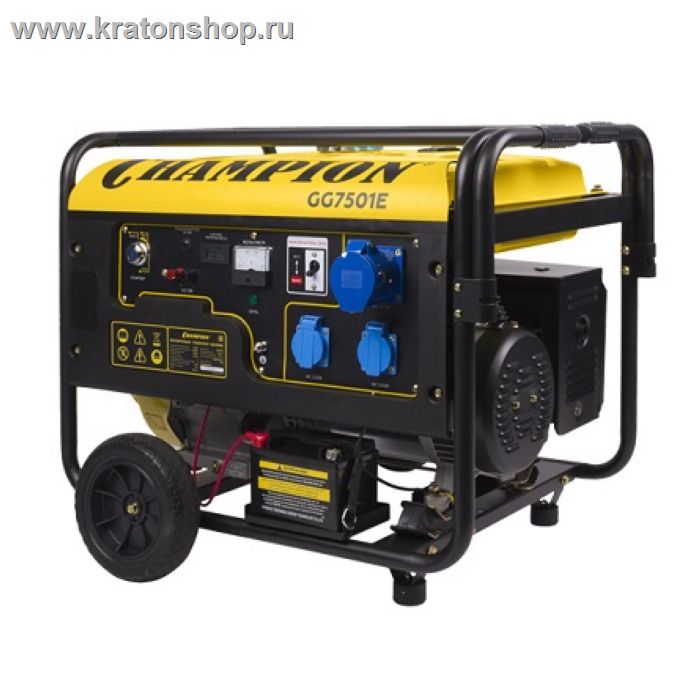 Генератор бензиновый Champion GG 7501 E