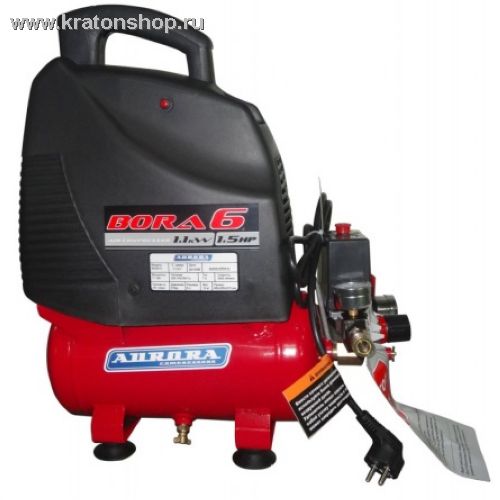 Воздушный компрессор Aurora BORA-6 безмасляный