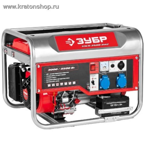 Генератор бензиновый Зубр ЗЭСБ-3500-ЭМ2