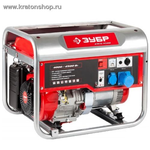 Генератор бензиновый Зубр ЗЭСБ-4500