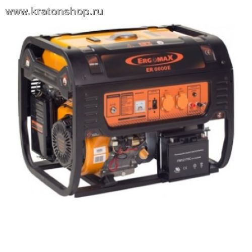 Генератор бензиновый ERGOMAX ER 6600Е